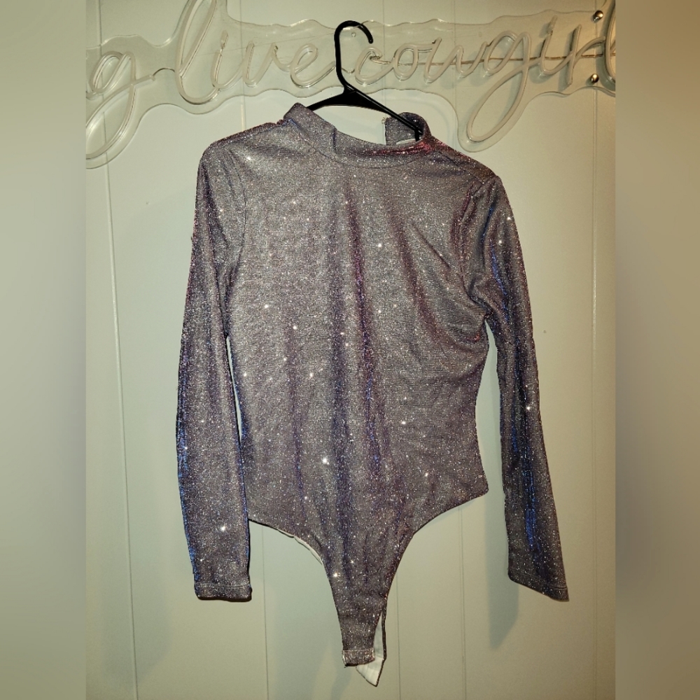 Glitter Purple Bodysuit